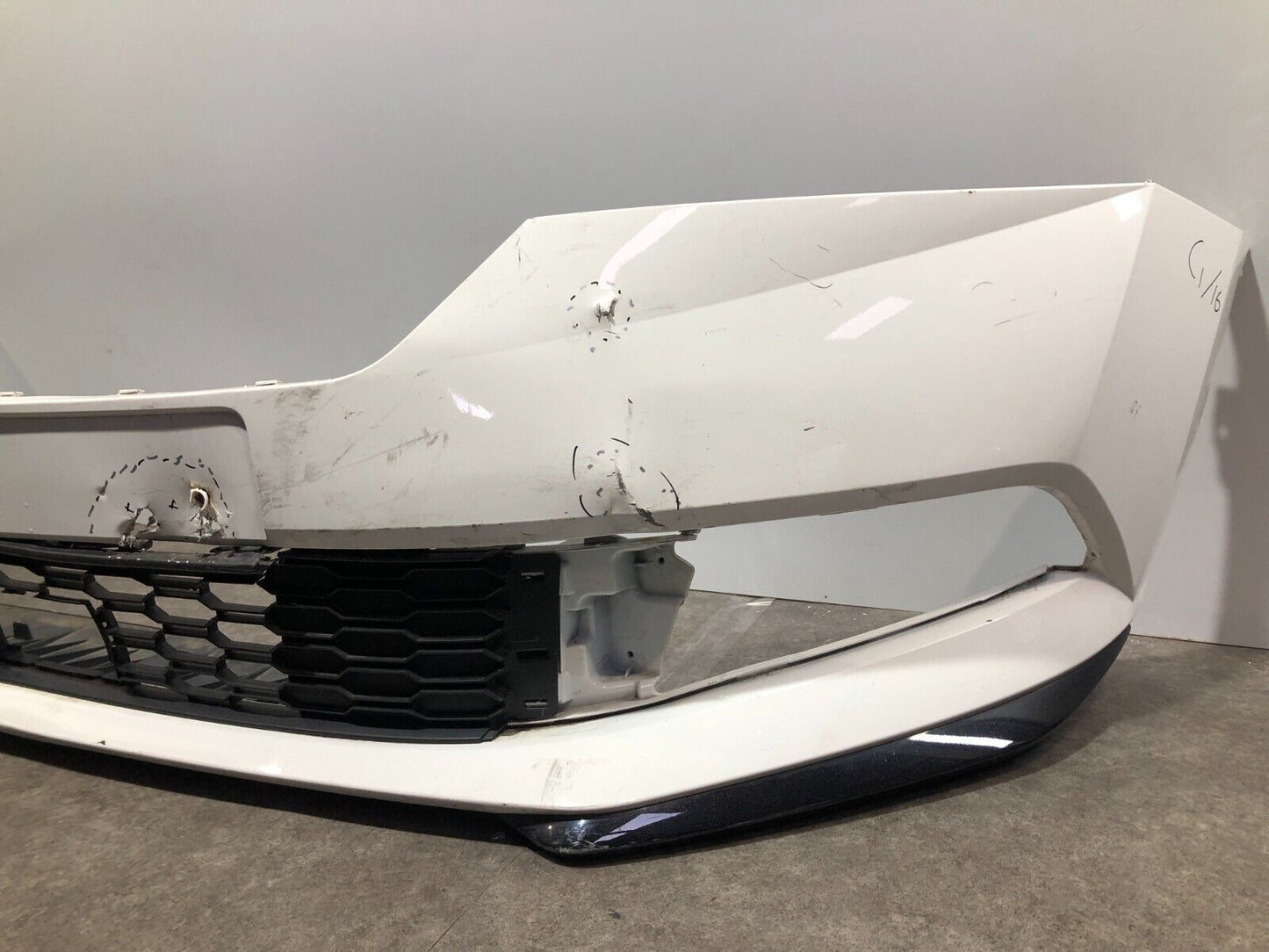 SKODA FABIA MK3 NJ 6V FACELIFT 2018- FRONT BUMPER GENUINE; P/N: 531190100