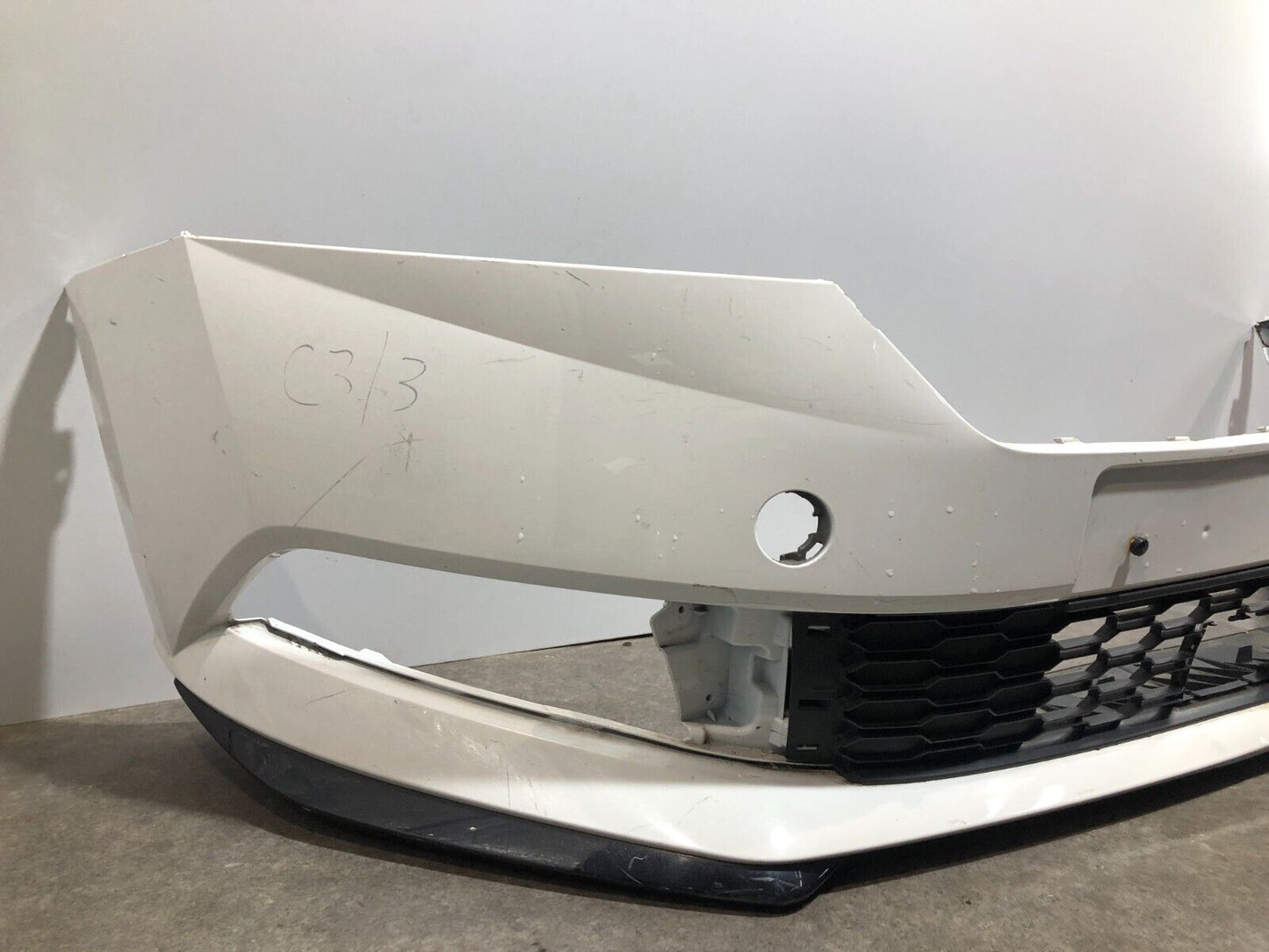 SKODA FABIA MK3 NJ 6V FACELIFT 2018- FRONT BUMPER GENUINE; P/N: 531190100