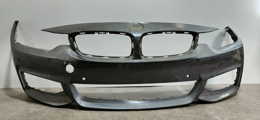 BMW 4 SERIES M SPORT F32 F33 BLACK FRONT BUMPER 2013-18; P/N: 51118054502