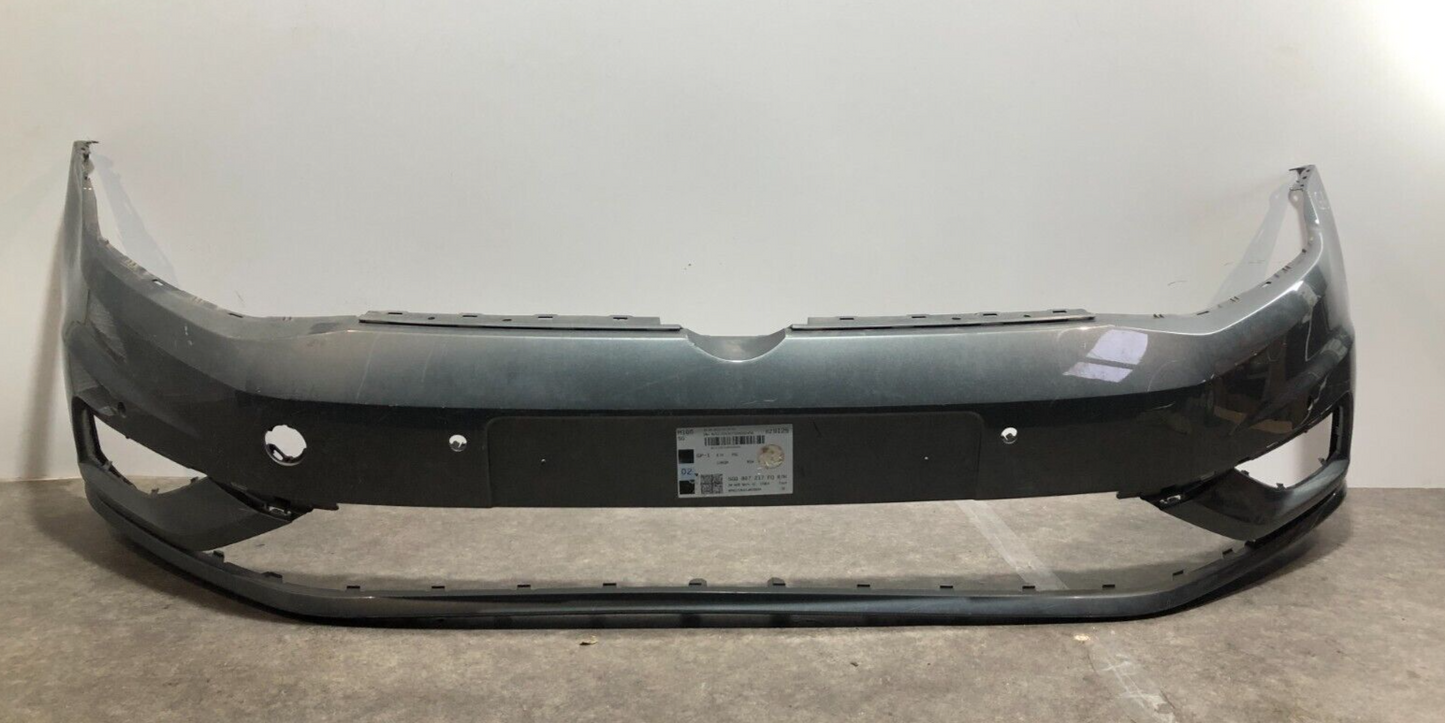 VOLKSWAGEN VW GOLF 2017-20 MK7.5 GENUINE FRONT BUMPER; P/N: 5G0807221