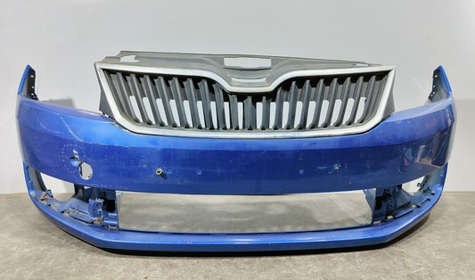 GENUINE SKODA OCTAVIA 2013-2017 FRONT BUMPER; P/N: 5E0807221