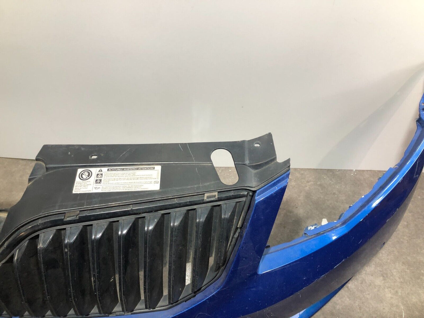 SKODA OCTAVIA  2014 - 2017 GENUINE FRONT BUMPER; P/N: 5E0807221F