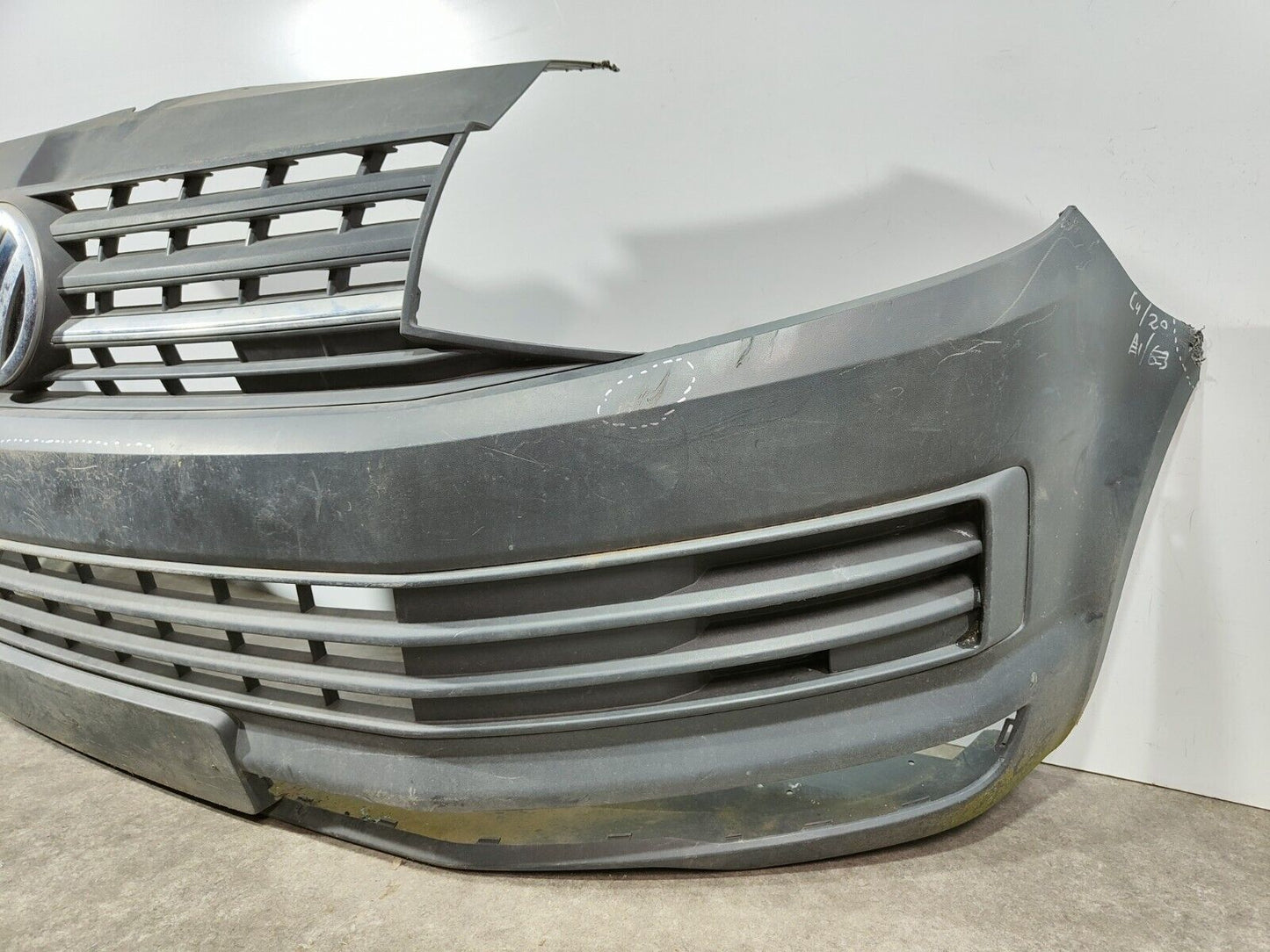 VW TRANSPORTER FRONT BUMPER 2015-2019; P/N: 7E0807221D