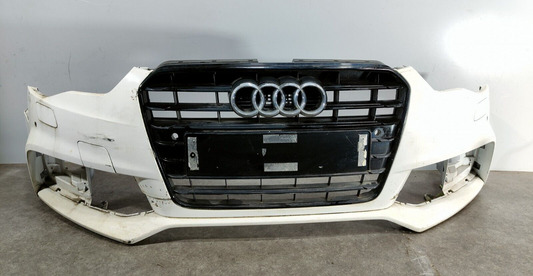 AUDI A5 S LINE 2012-16 FRONT BUMPER & GRILL DAMAGED; P/N: 8T0853651G