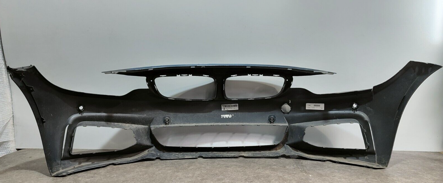 BMW 4 SERIES M SPORT F32 F33 BLACK FRONT BUMPER 2013-18; P/N: 51118054502