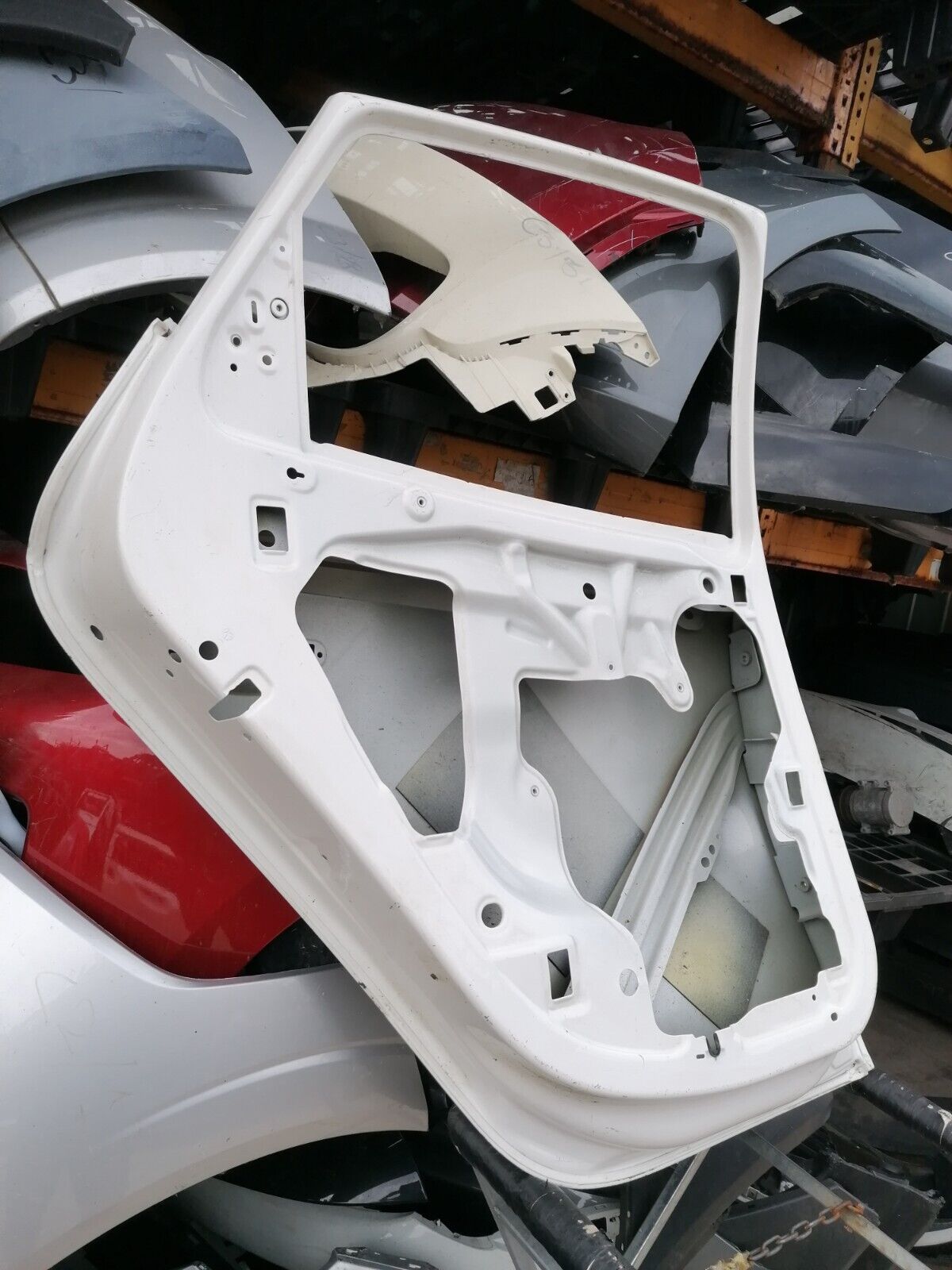 Seat ibiza estate 2009 - 2016 passenger rear door in white