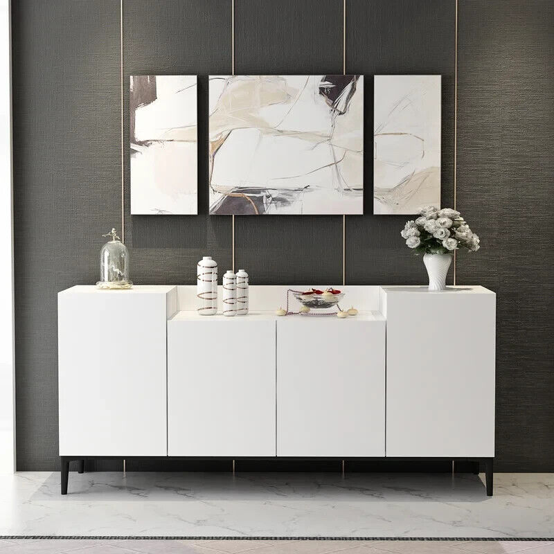 EBERN MODERN DESIGNS CRESSY 160CM WIDE SIDEBOARD IN WHITE. WAYFAIR RRP £459.99