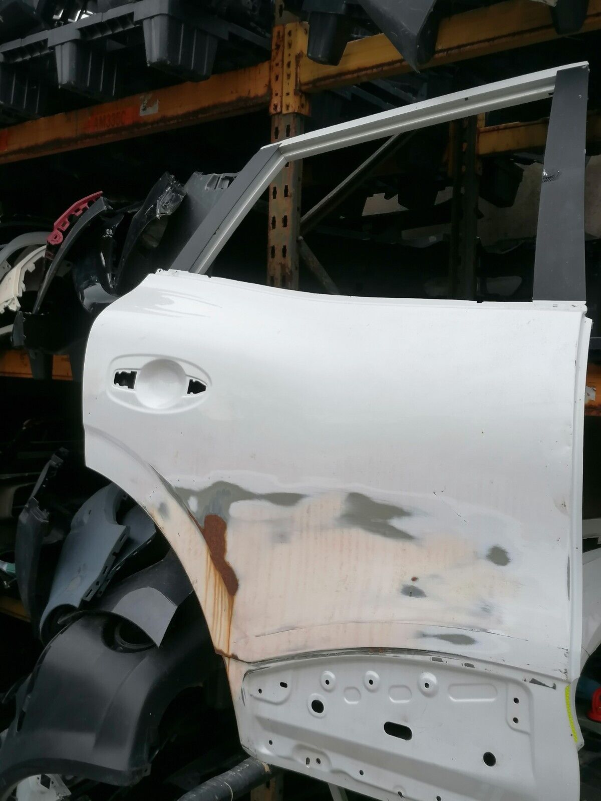 RENAULT KADJAR 201-2021 OFFSIDE DRIVER SIDE REAR DOOR PANEL N WHITE