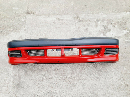 GENUINE TOYOTA AVENSIS 2000 FRONT BUMPER WITH GRILLE IN RED PN:5211905070