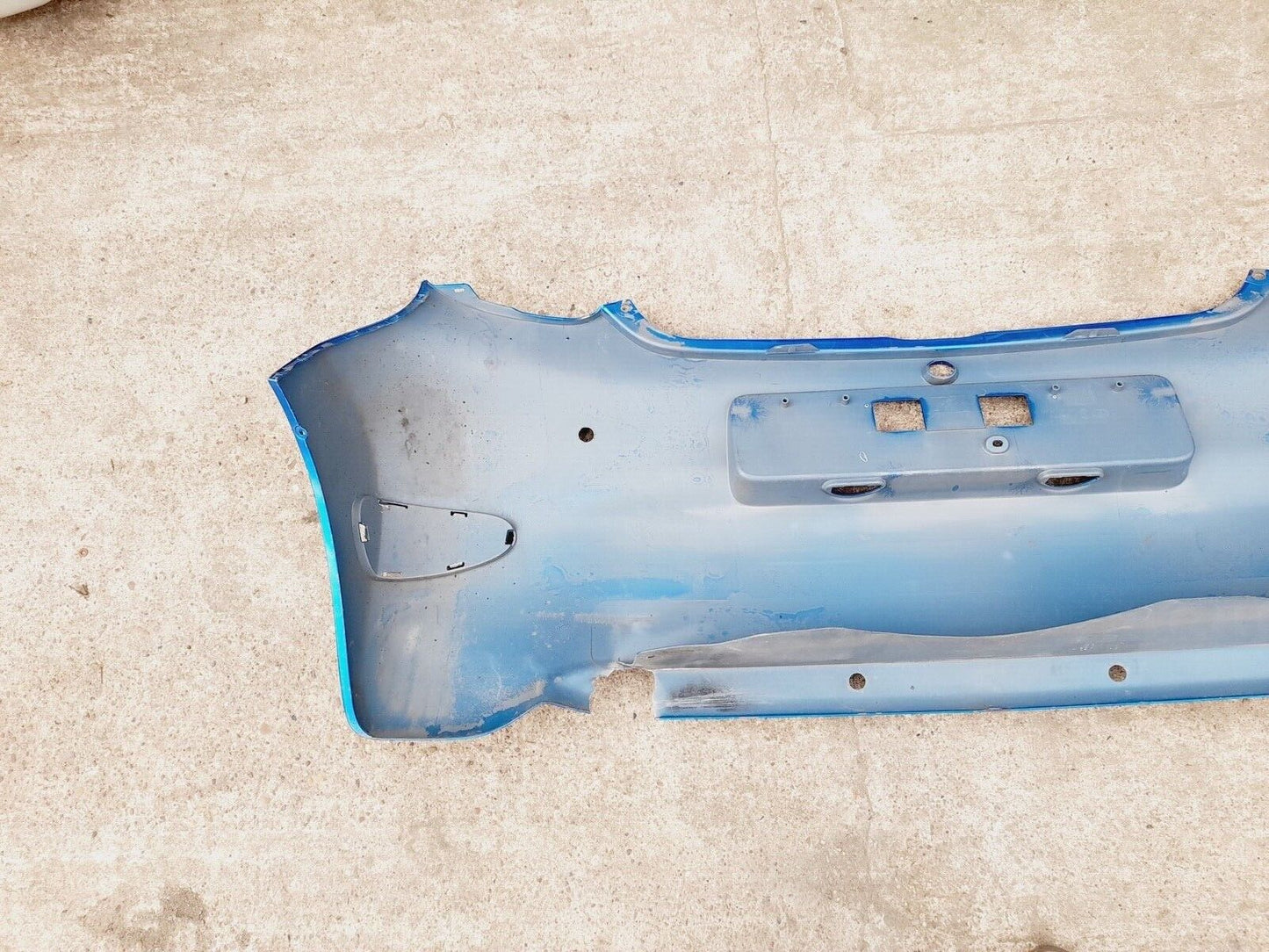 GENUINE TOYOTA AYGO 2005-2012 REAR BUMPER IN BLUE P/N:52159-0H030