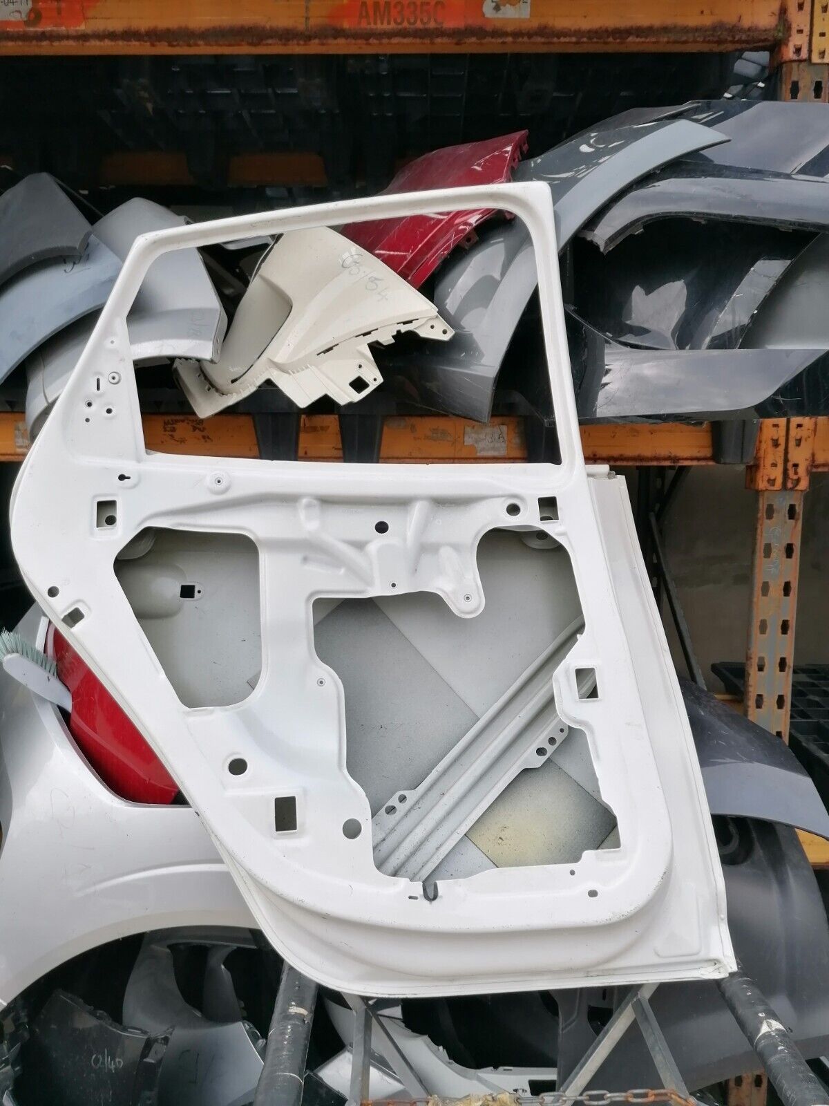 Seat ibiza estate 2009 - 2016 passenger rear door in white