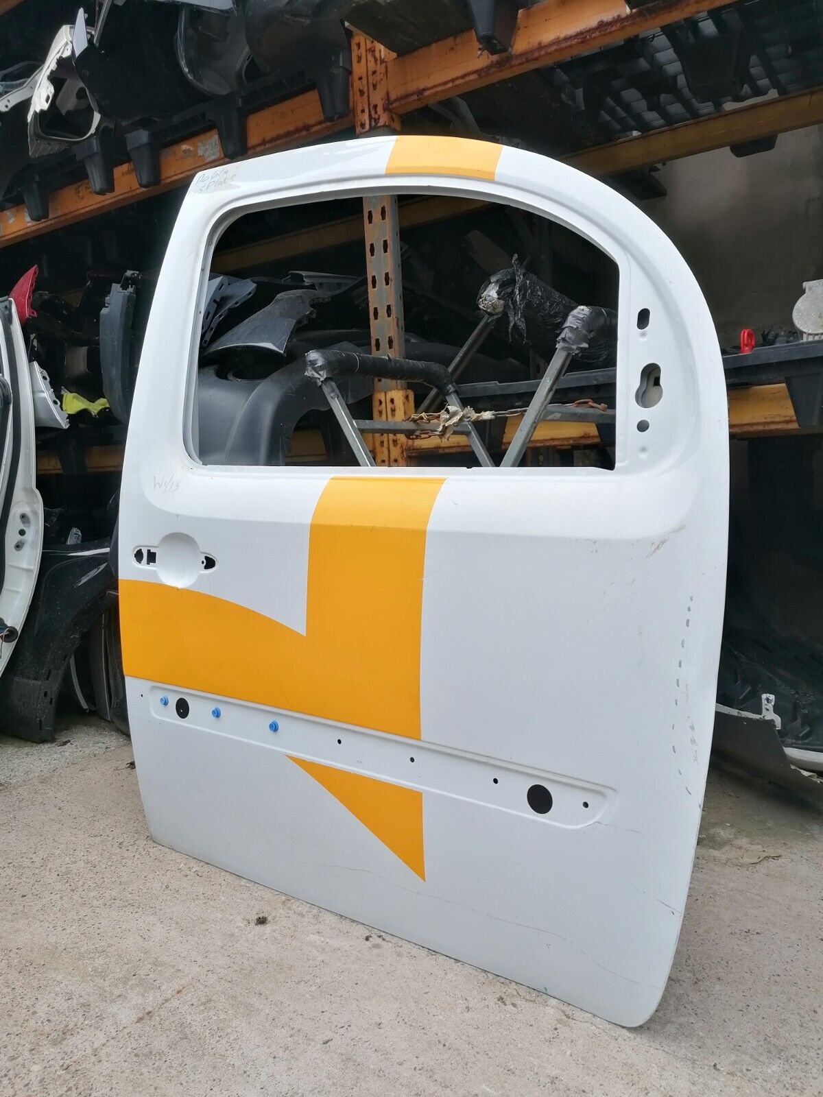 2012 Renault Kangoo Front Door Bare WHITE Driver Side Right Offside