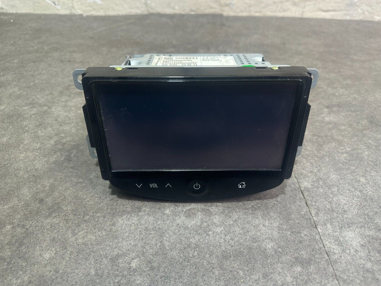 2015 VAUXHALL ADAM MULTI FUNCTION DISPLAY SCREEN; P/N: 95388241