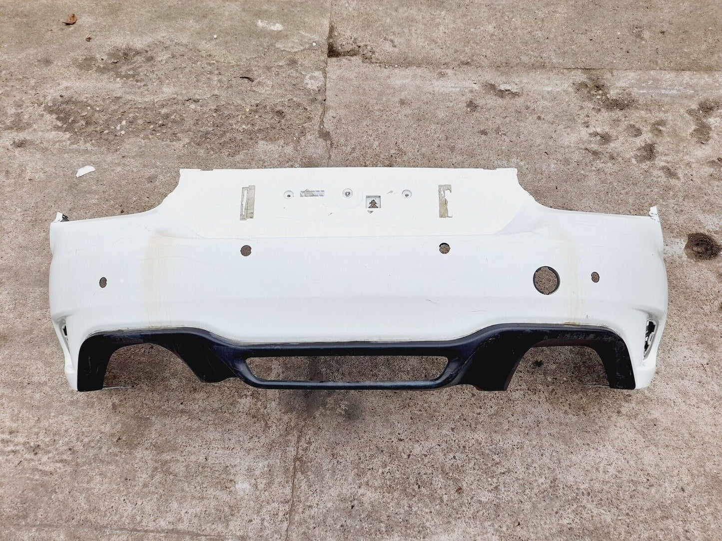 GENUINE FIAT 124 SPIDER ABARTH 2016-ONWARDS REAR BUMPER IN WHITE P/N:NC3J-50221