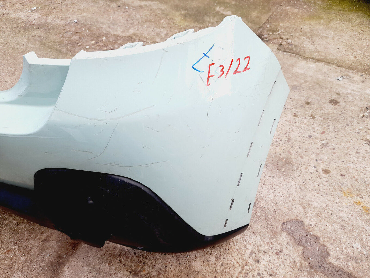 GENUINE CITROEN C3 2017-ONWARDS REAR BUMPER P/N: 9813343877