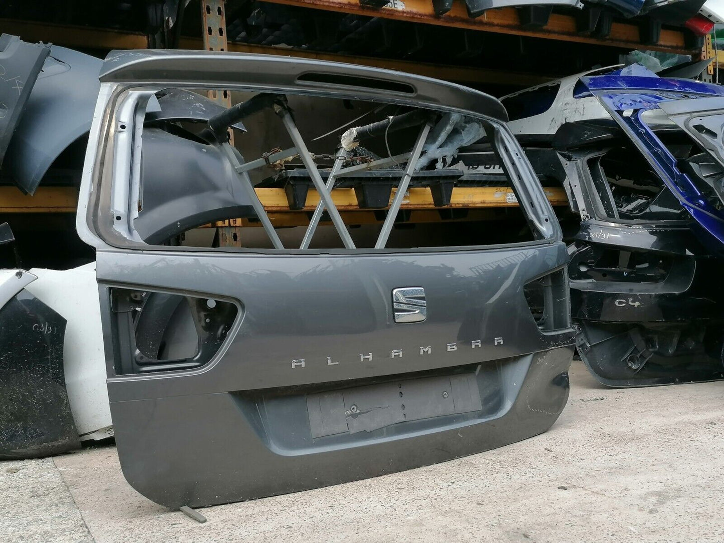 SEAT ALHAMBRA MK2 (7N) 2010-ONWARDS TAILGATE BOOT IN GREY