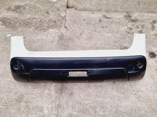 GENUINE NISSAN QASHQAI J10 2007-2013 COMPLETE REAR BUMPER WHITE P/N:85022-JD00H