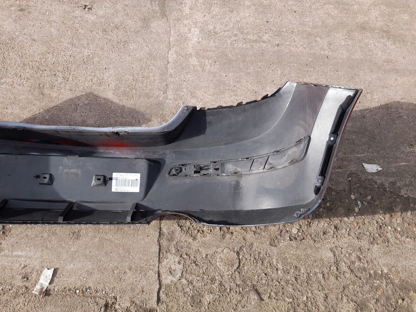 GENUINE VAUXHALL ASTRA H 5DR 2004-2009 REAR BUMPER IN RED P/N:24460353