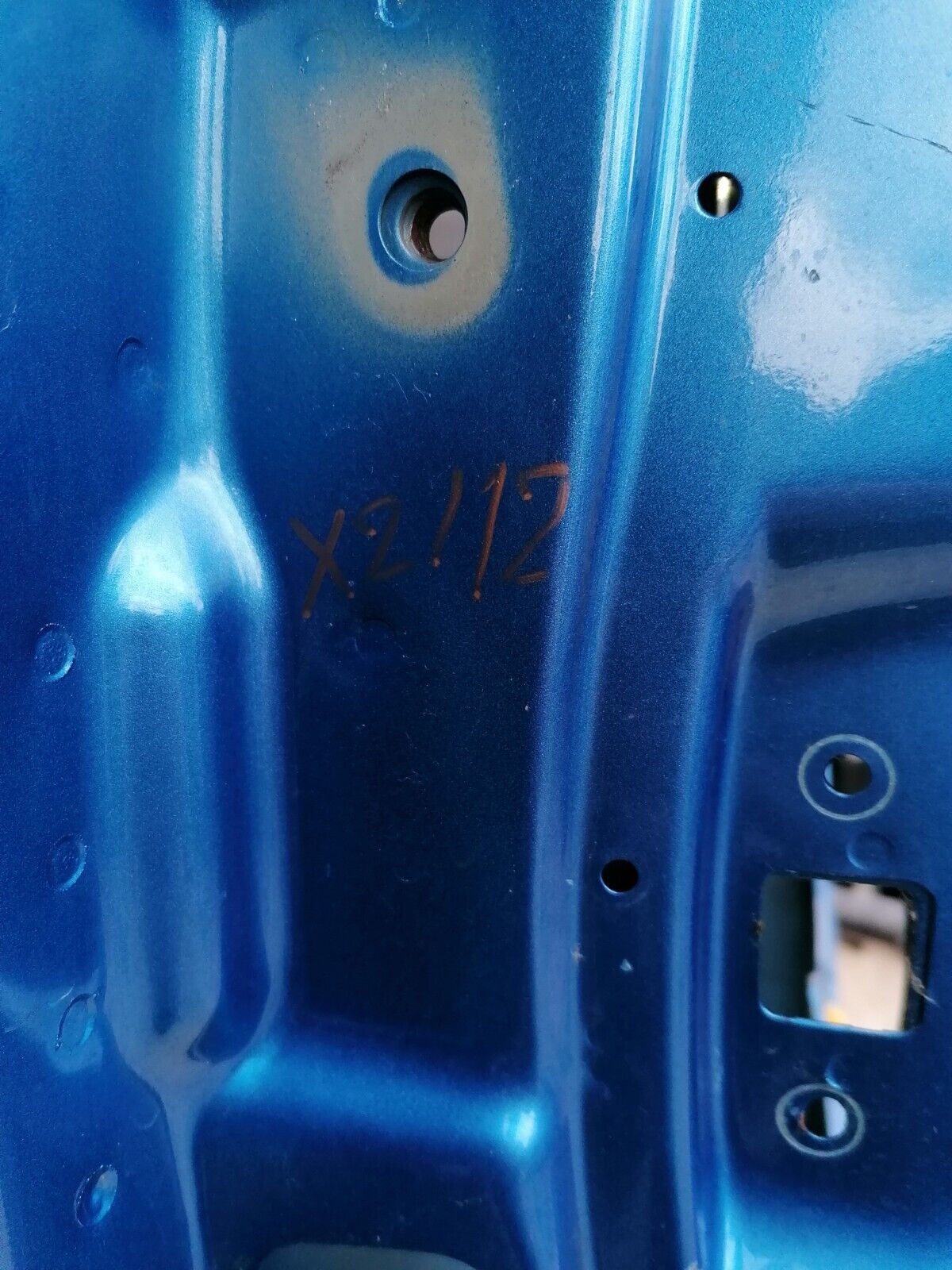 GENUINE HYUNDAI I30 BLUE RIGHT DRIVER SIDE O/S DOOR 2012-2017 SHELL