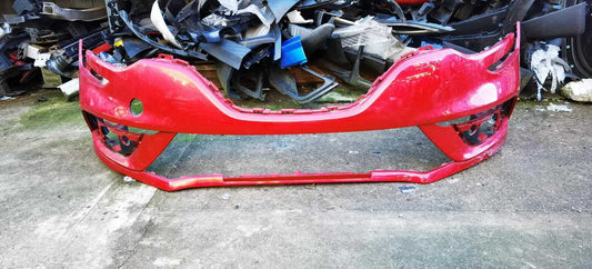 GENUINE RENAULT MEGANE 2016-ONWARDS FRONT BUMPER IN RED P/N:620225094R