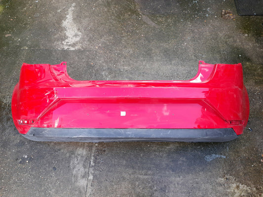 GENUINE SEAT IBIZA 6J 3 DOOR 2009-2012 REAR BUMPER AND DIFFUSER RED PN:6J3807421