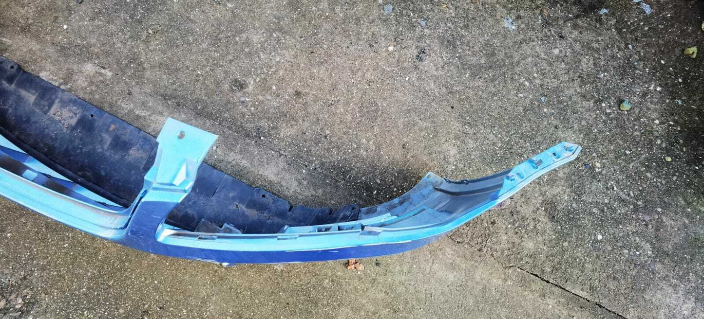 GENUINE SKODA FABIA 2010-2014 FRONT BUMPER IN BLUE P/N:5J0807221D