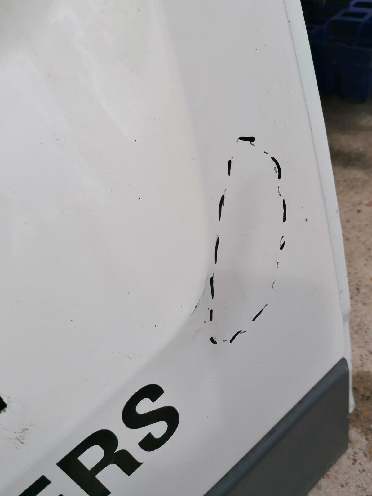 GENUINE PEUGEOT BOXER PASSENGER N/S REAR DOOR IN WHITE 2014 ONWARDS