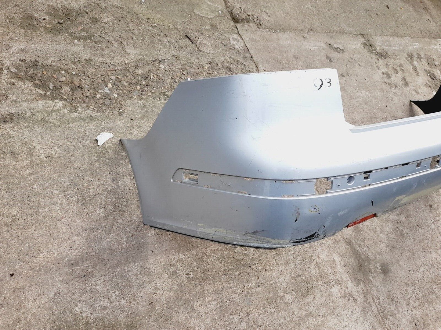 GENUINE SAAB 9-3 AERO CABRIO CONVERTABLE 2004-2008 REAR BUMPER P/N:12830173