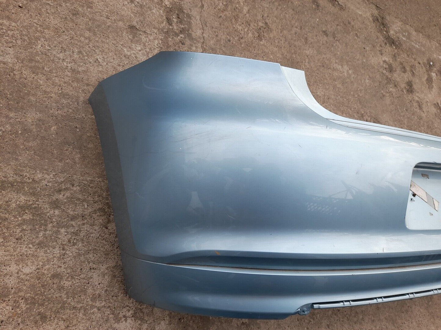 GENUINE VOLKSWAGEN POLO 6R 2009-2015 REAR BUMPER IN BLUE P/N:6R6807421BH