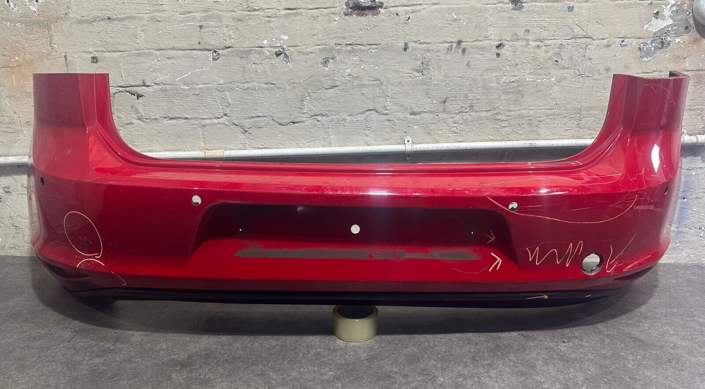 VW GOLF R MK7 REAR BUMPER 2013-2016; P/N: 5G6807421