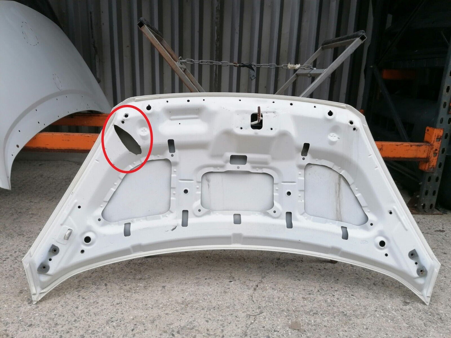 GENUINE 2011-2017 KIA PICANTO BONNET  IN WHITE