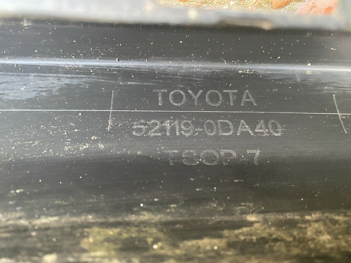 TOYOTA YARIS 2017 ONWARDS GENUINE FRONT BUMPER P/N: 52119-0DA40