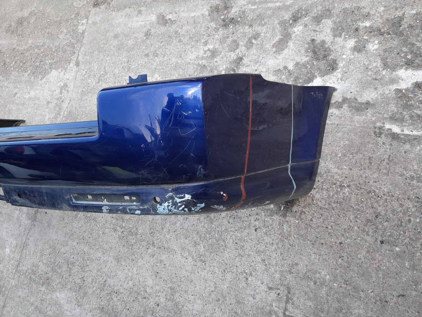 GENUINE RANGE ROVER L320 2009-2013 FACELIFT REAR BUMPER BLUE P/N:AH3217K835XXX