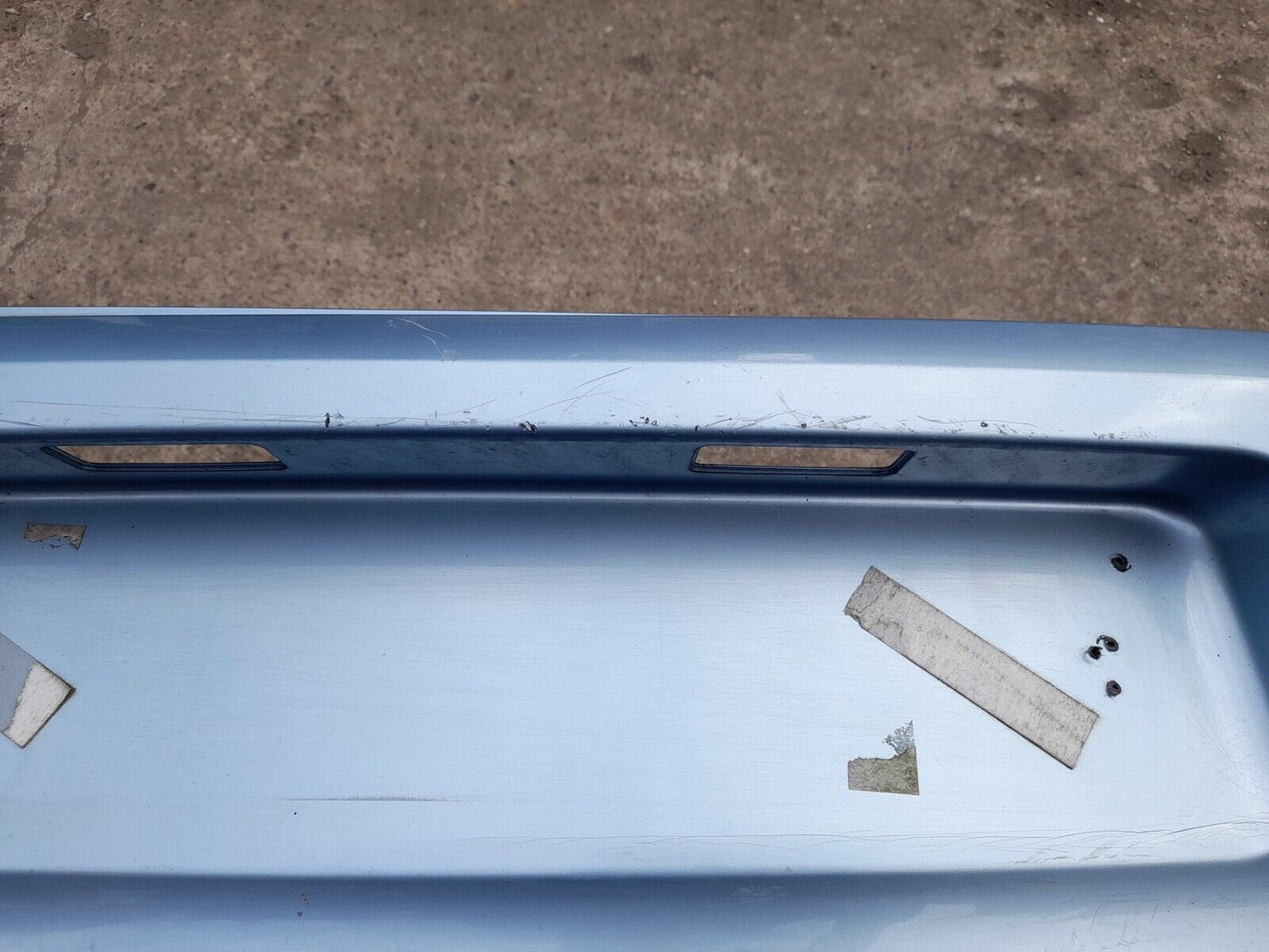 GENUINE VOLKSWAGEN POLO 6R 2009-2015 REAR BUMPER IN BLUE P/N:6R6807421BH