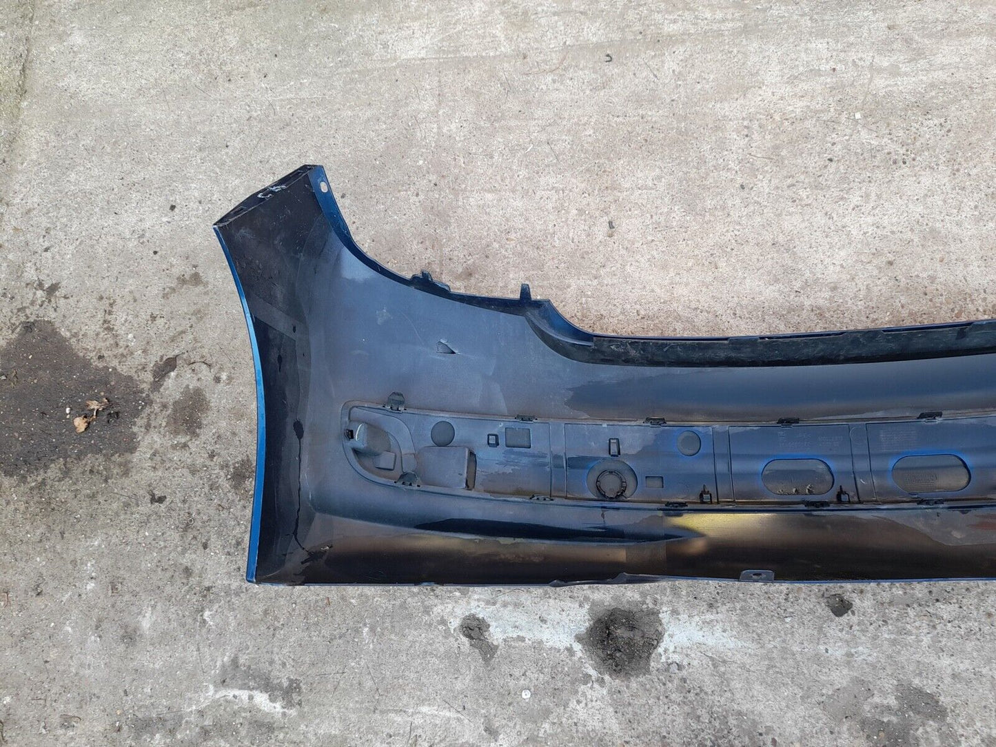 GENUINE PEUGEOT 207 2006-2009 REAR BUMPER IN BLUE P/N:9649690177