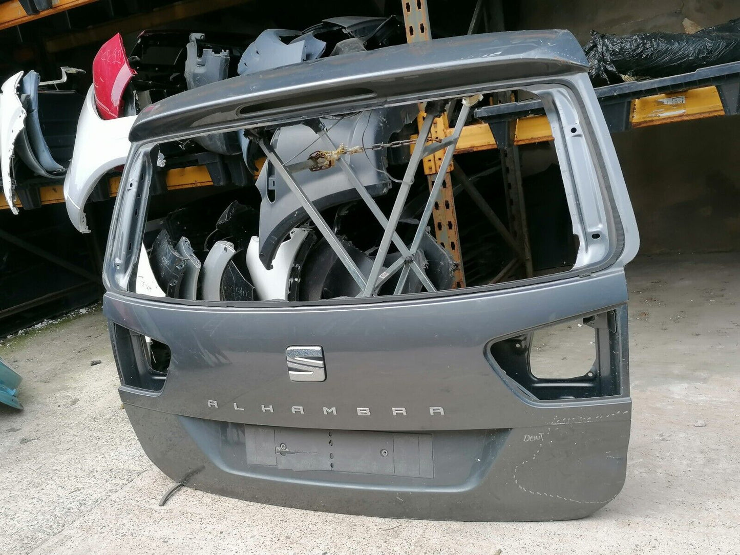 SEAT ALHAMBRA MK2 (7N) 2010-ONWARDS TAILGATE BOOT IN GREY