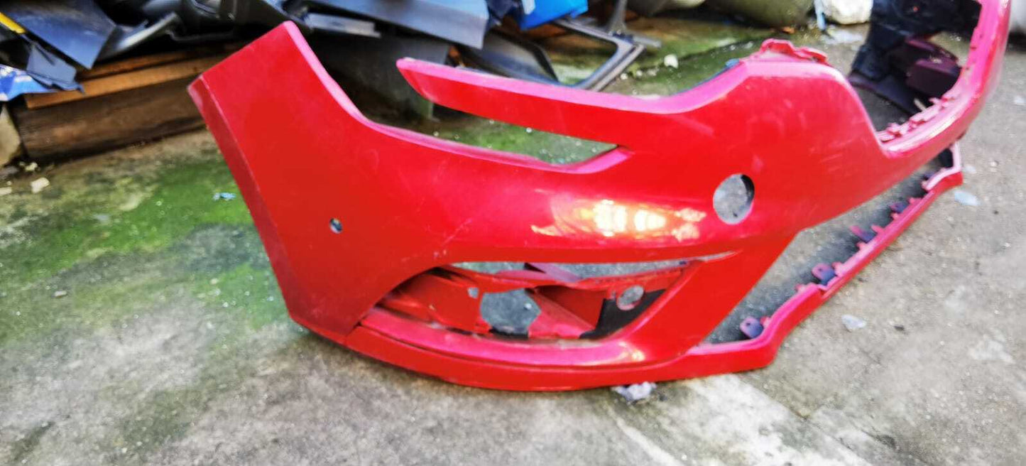 GENUINE RENAULT MEGANE 2016-ONWARDS FRONT BUMPER IN RED P/N:620225094R