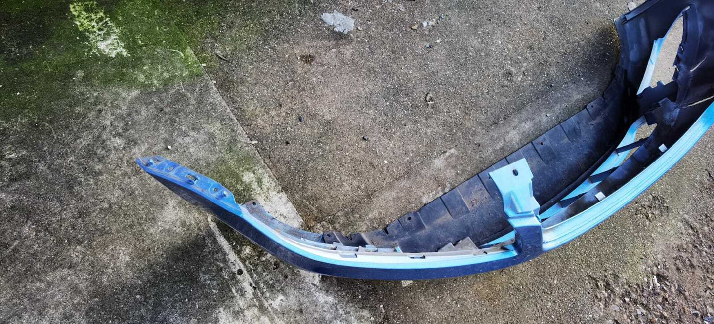 GENUINE SKODA FABIA 2010-2014 FRONT BUMPER IN BLUE P/N:5J0807221D