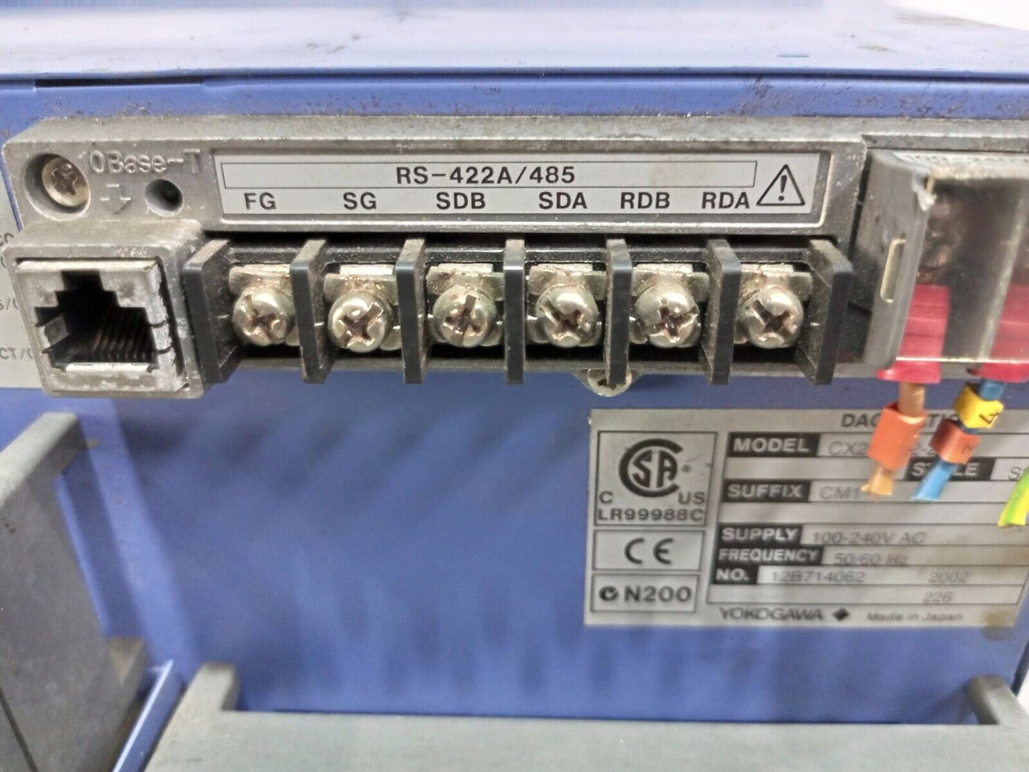 YOKOGAWA CX2000 DAQSTATION MODEL CX2620-2-2