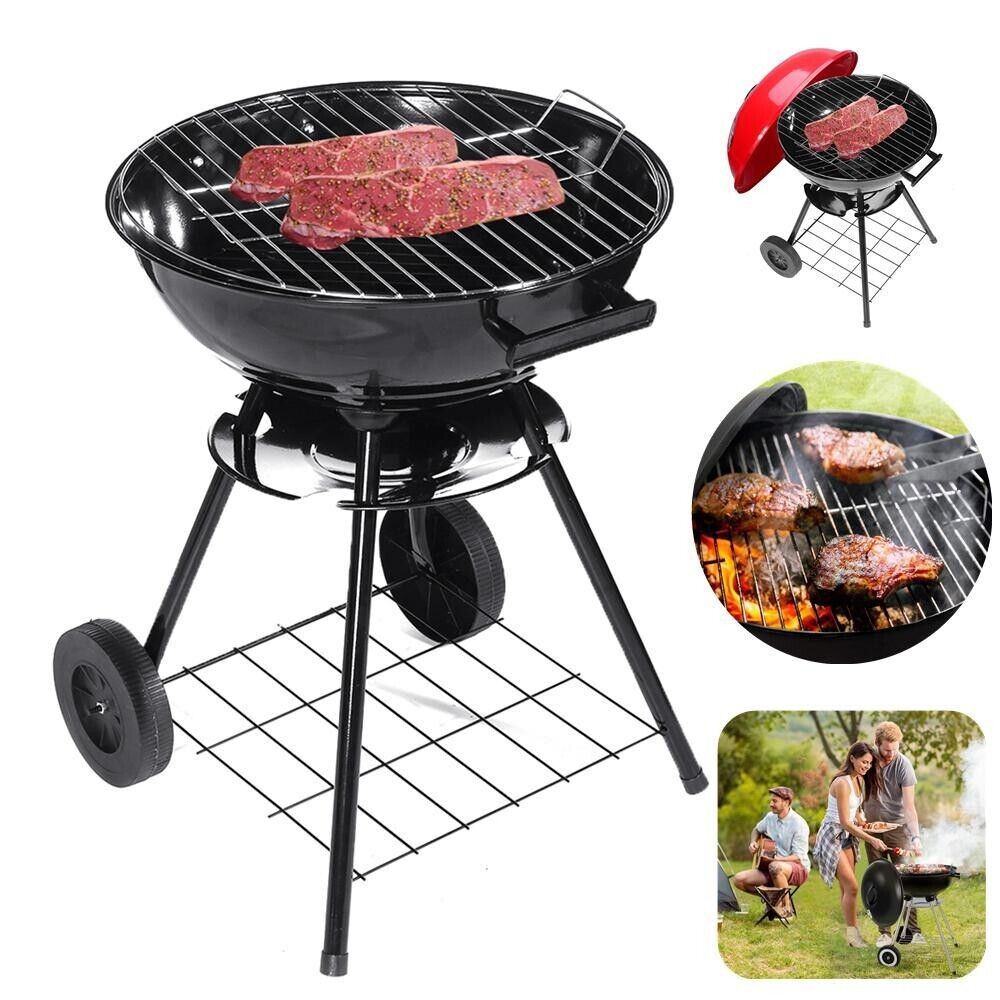 72cm BBQ Kettle Barbecue Grill Outdoor Charcoal Party Patio Round Cooking