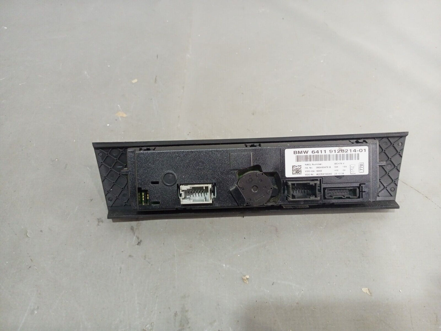 BMW 3 SERIES 2008-2012 A/C HEATER CLIMATE CONTROL UNIT P/N: 64119128214-01