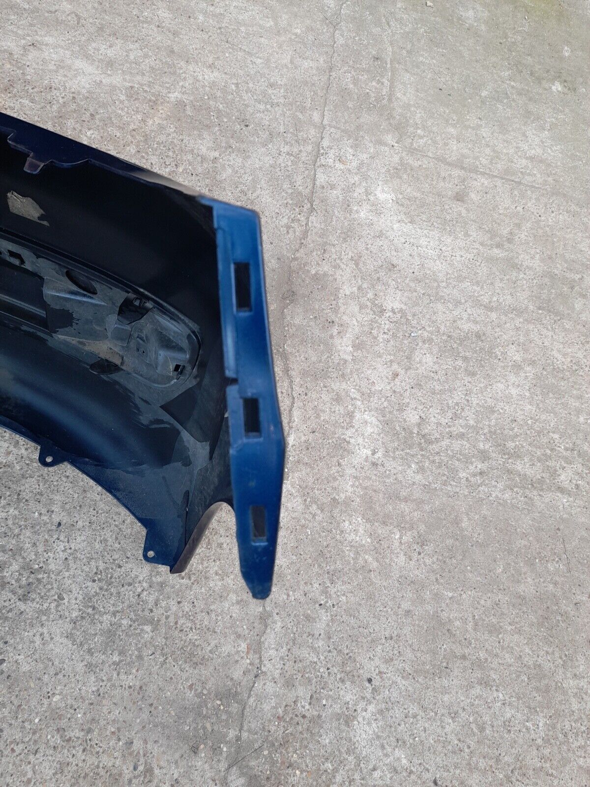 GENUINE PEUGEOT 207 2006-2009 REAR BUMPER IN BLUE P/N:9649690177