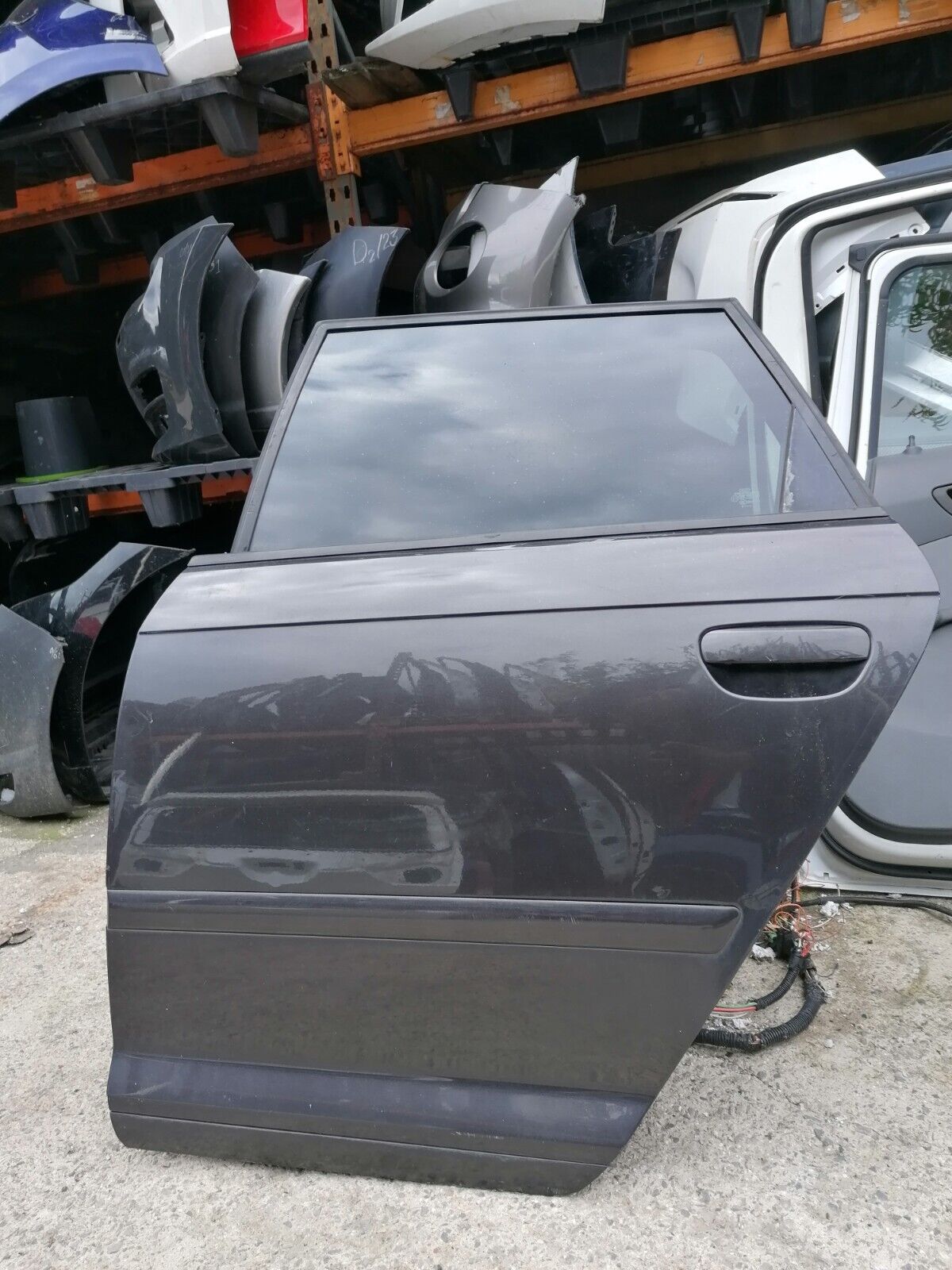 GENUINE 2005-2008 AUDI A3 8P2 N/S/R PASSENGER SIDE REAR DOOR IN GREY