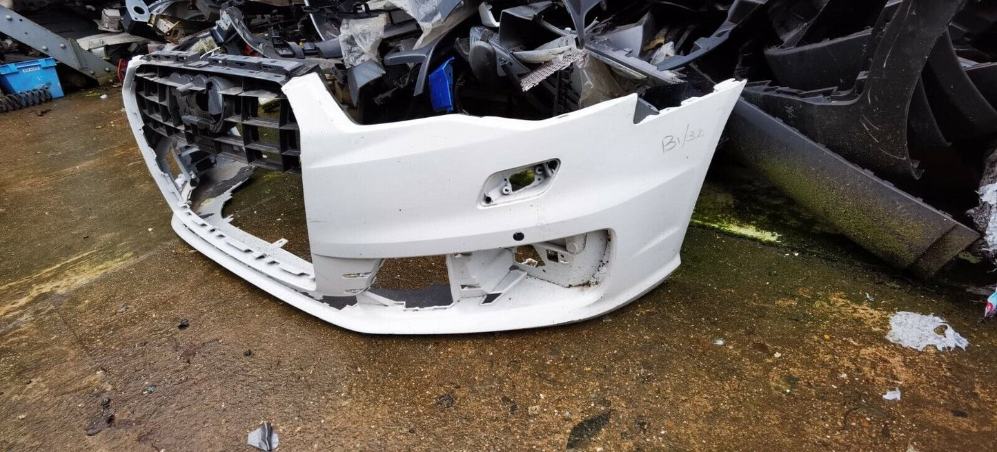 GENUINE AUDI A6 SE 2015-2018 FRONT BUMPER IN WHITE P/N:4G0807437S