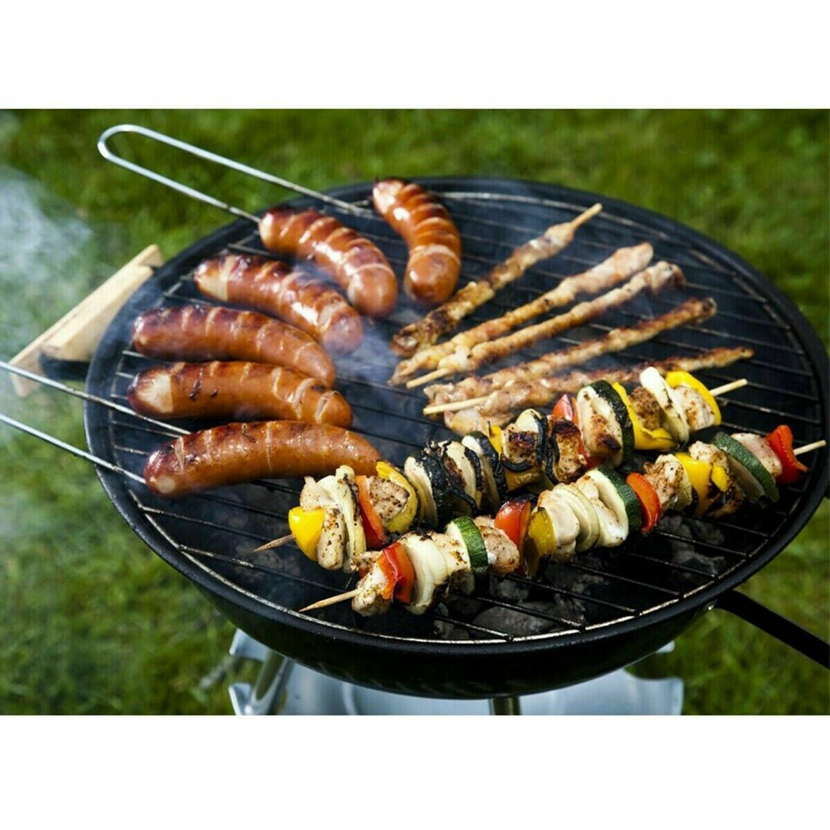 43cm BBQ Kettle Barbecue Grill Outdoor Charcoal Party Patio Round Cooking