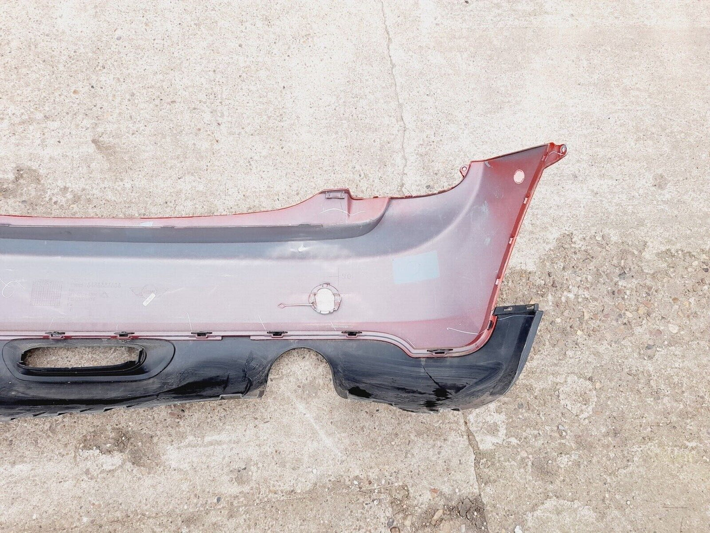 GENUINE MINI COOPER ONE F55 2014-2019 REAR BUMPER IN RED