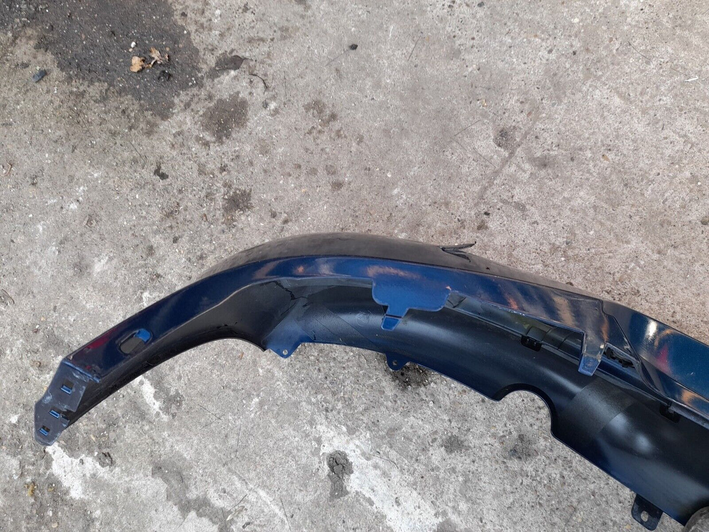 GENUINE PEUGEOT 207 2006-2009 REAR BUMPER IN BLUE P/N:9649690177